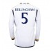Real Madrid Jude Bellingham #5 Hemma matchtröja 2023-24 Långärmad Billigt